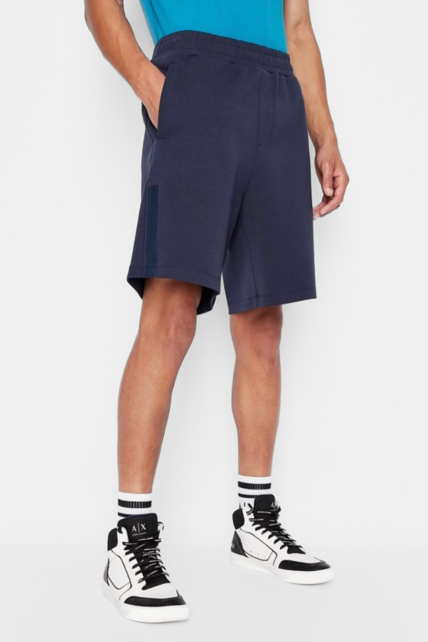 Тёмно-синие шорты Armani Exchange