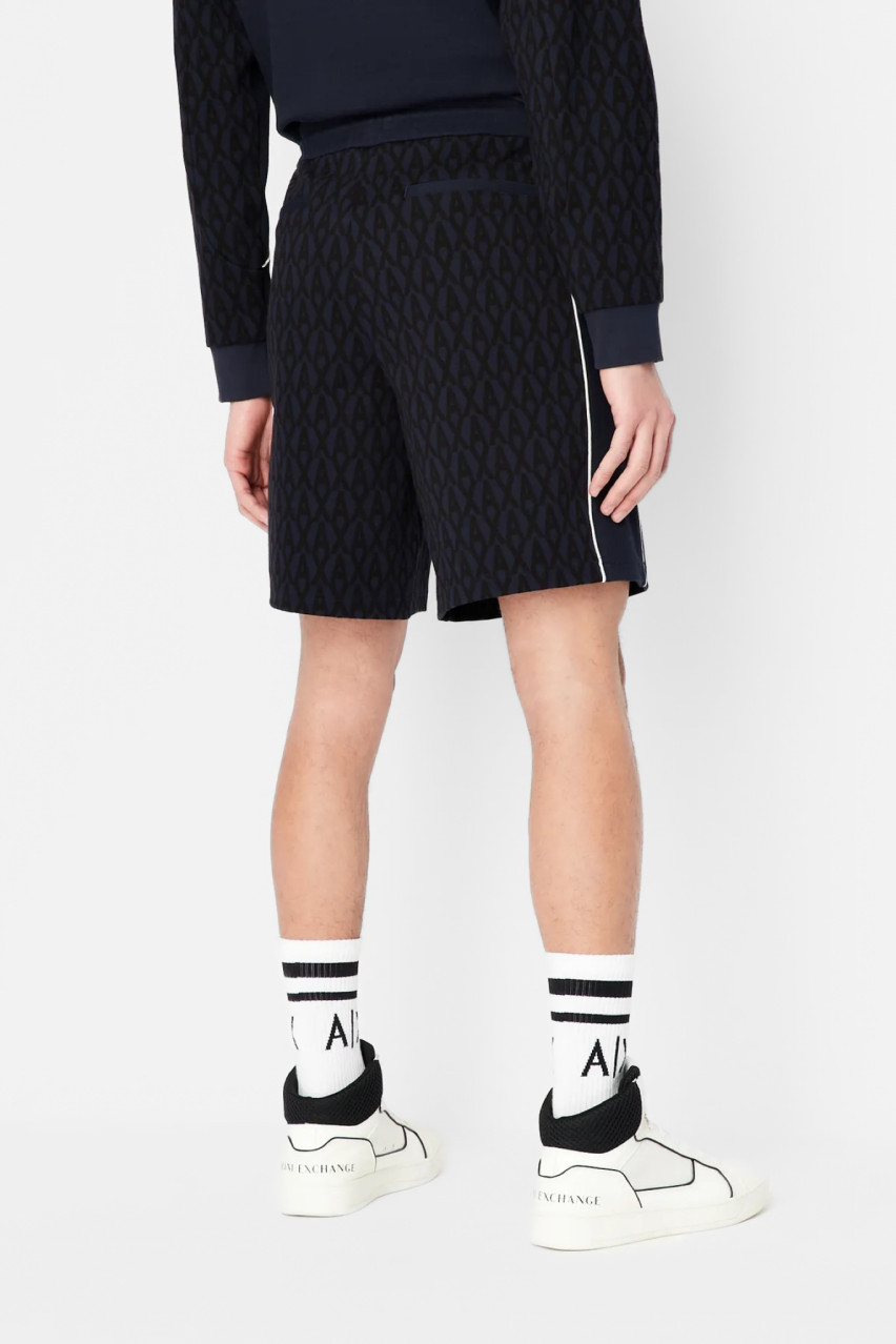 Тёмно-синие шорты Armani Exchange