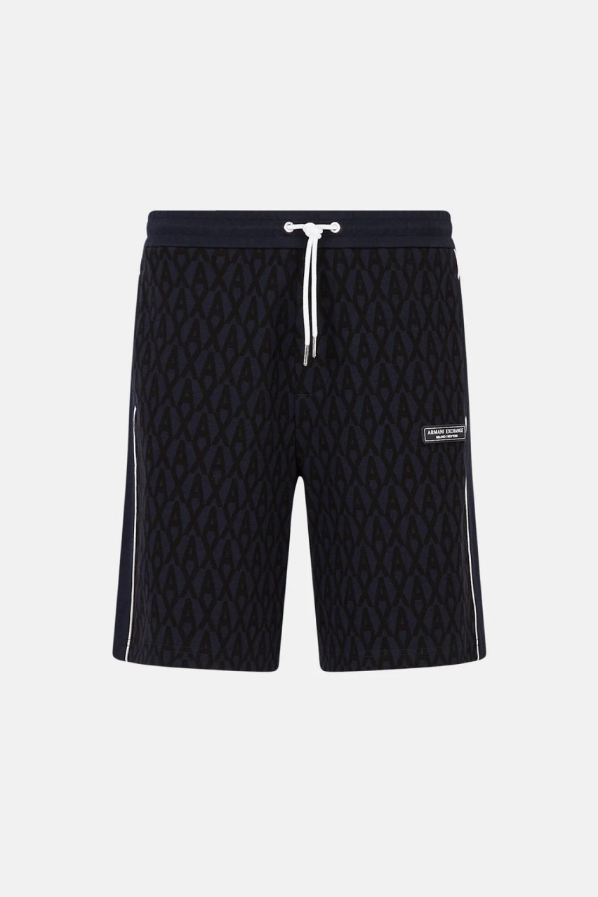 Тёмно-синие шорты Armani Exchange