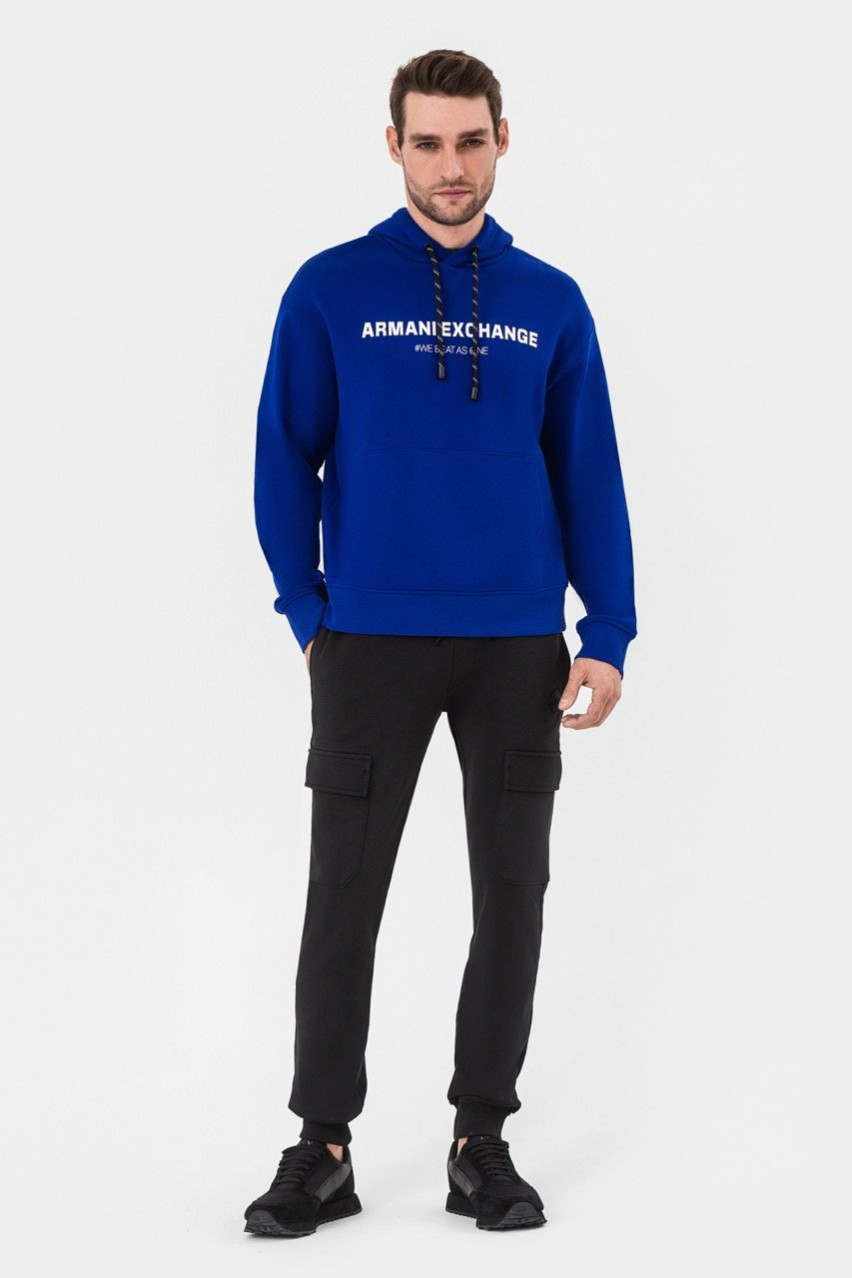Синє худі Armani Exchange