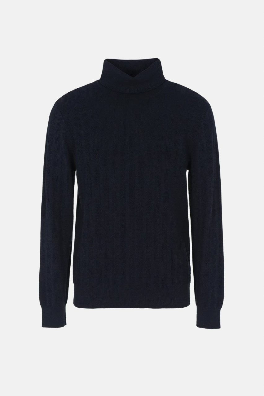 Темно-синій гольф Armani Exchange