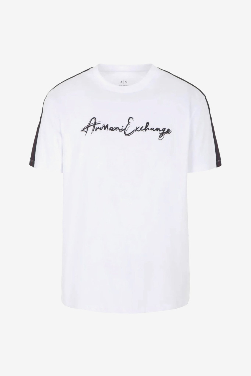 Біла футболка Armani Exchange