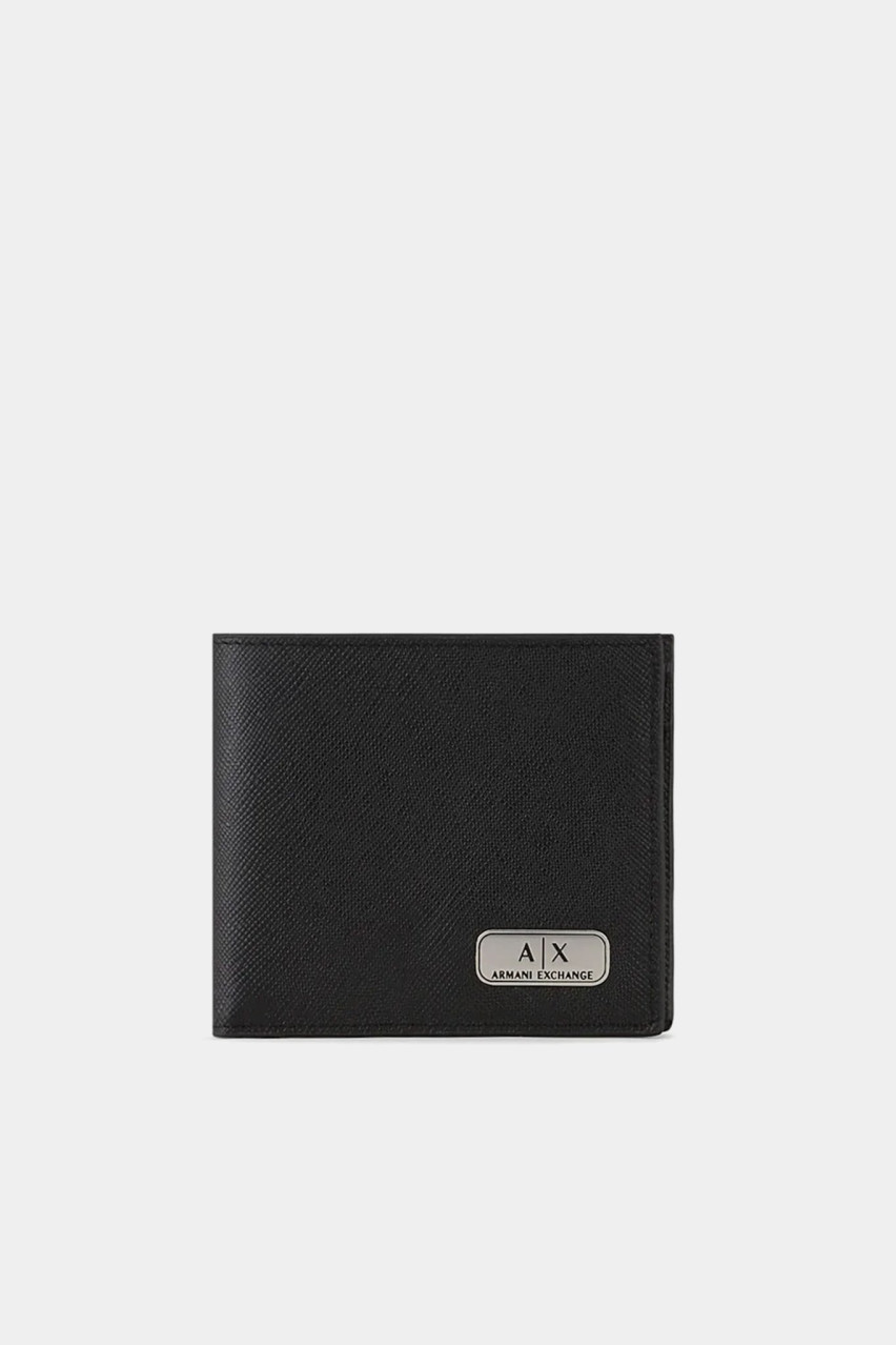 Чорний гаманець Armani Exchange
