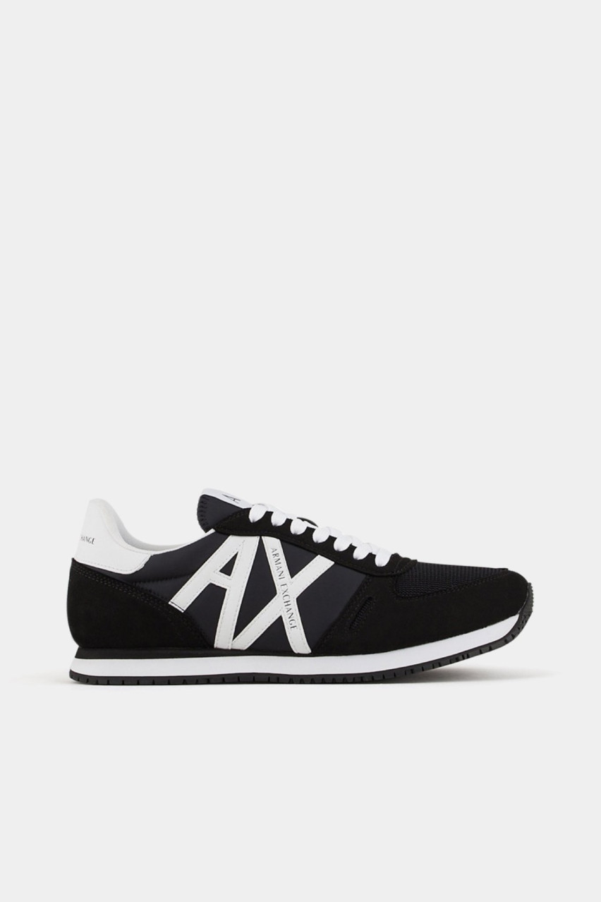 Чёрные кроссовки XUX017 XCC68 K489 Armani Exchange