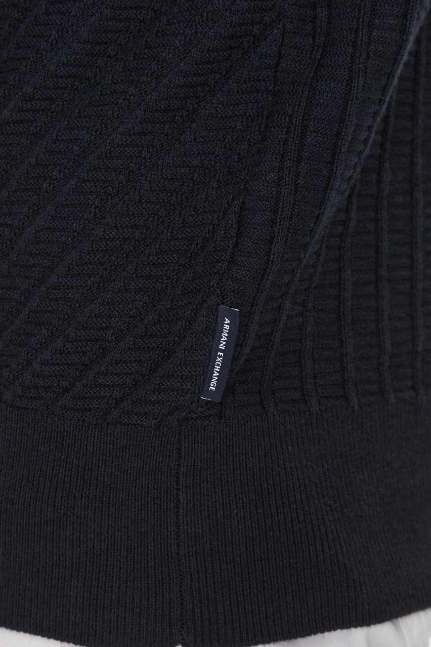 Темно-синій гольф Armani Exchange