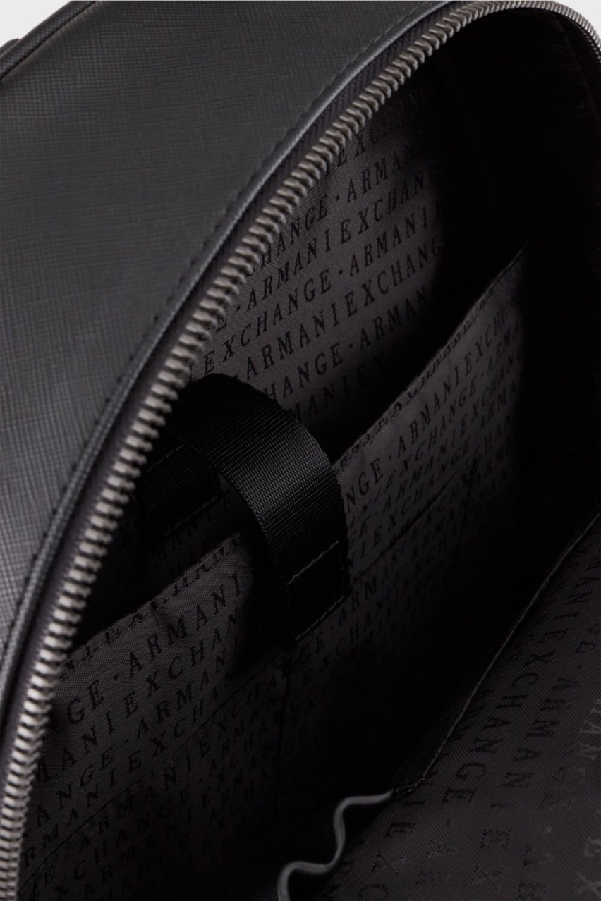 Чорний рюкзак з переробленого матеріалу ASV 952510 CC838 00020 Armani Exchange