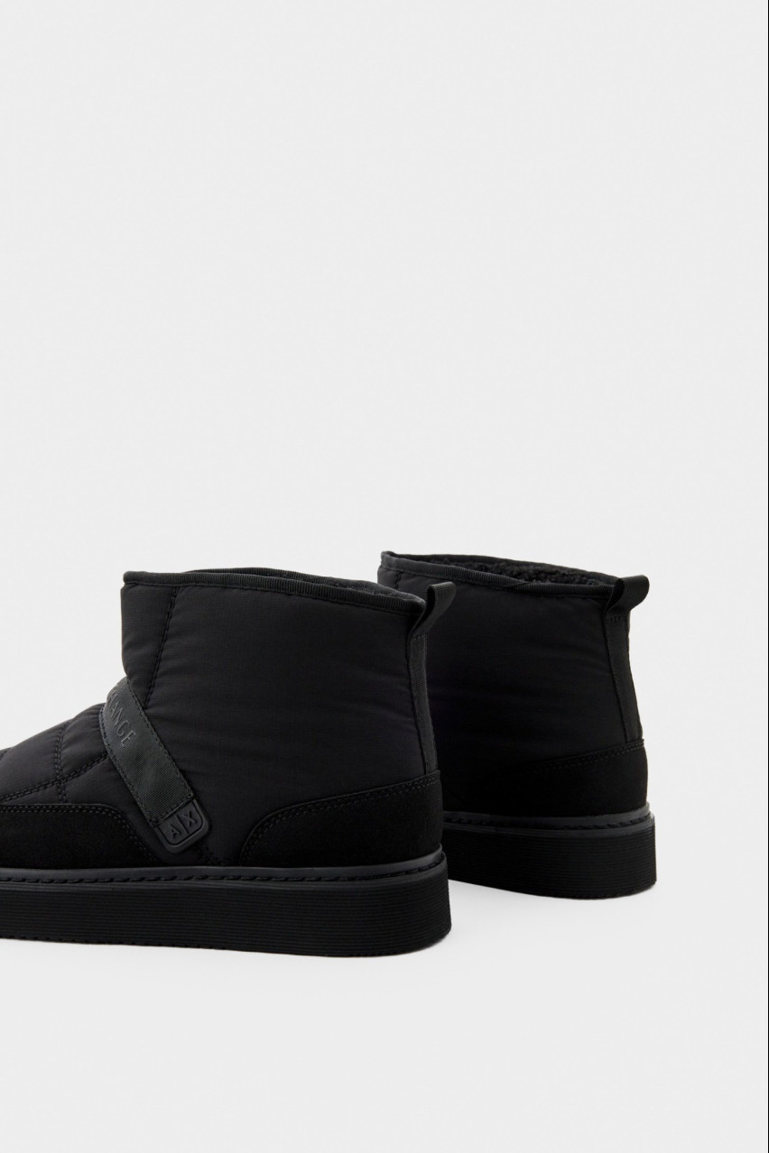 Чёрные ботинки Armani Exchange