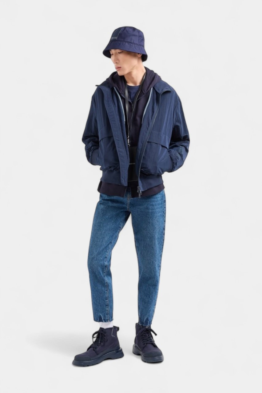 Темно-синє худі 3DZMHS ZJGGZ 15CX Armani Exchange