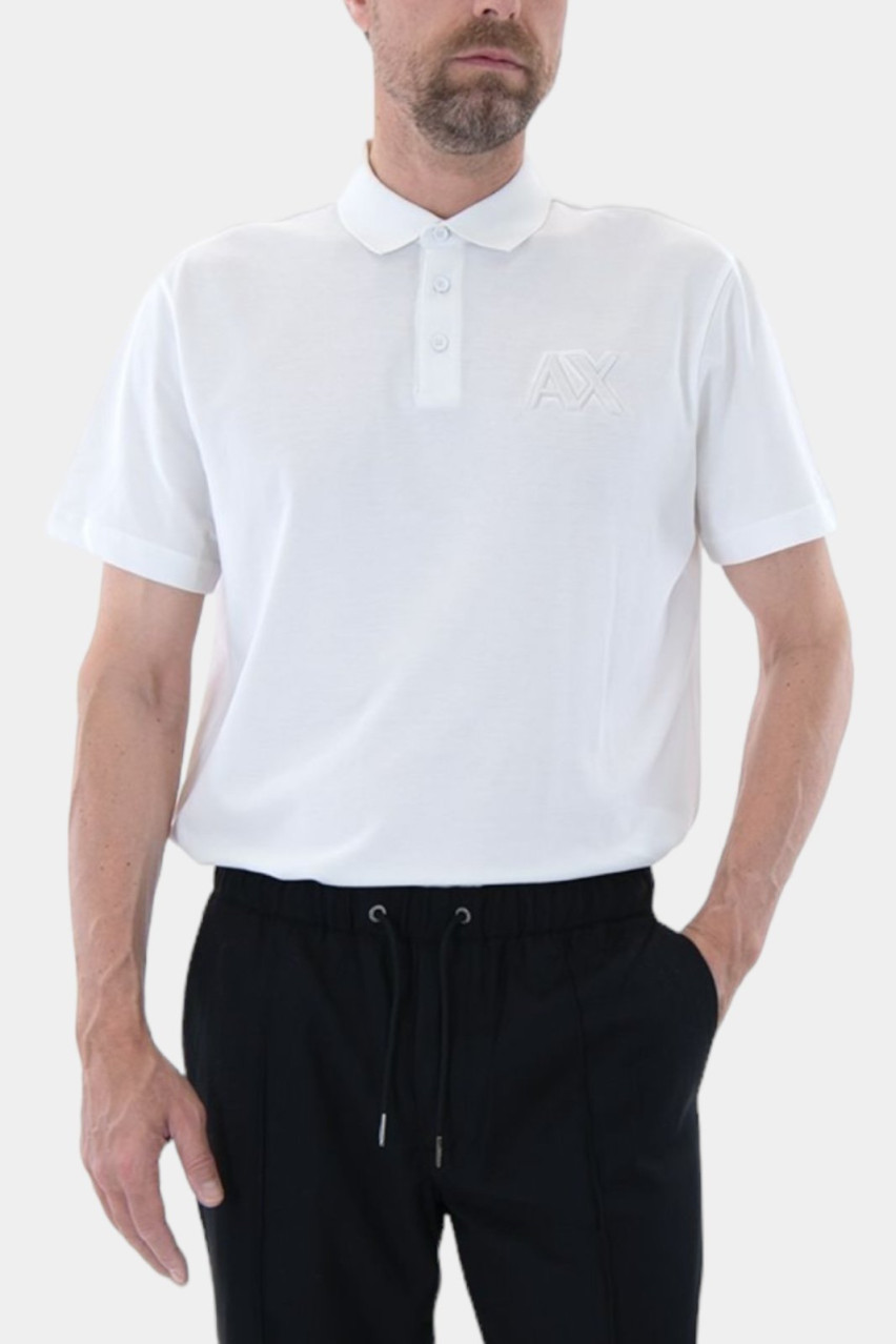Біле поло 3DZFAC ZJ3YZ 1116 Armani Exchange