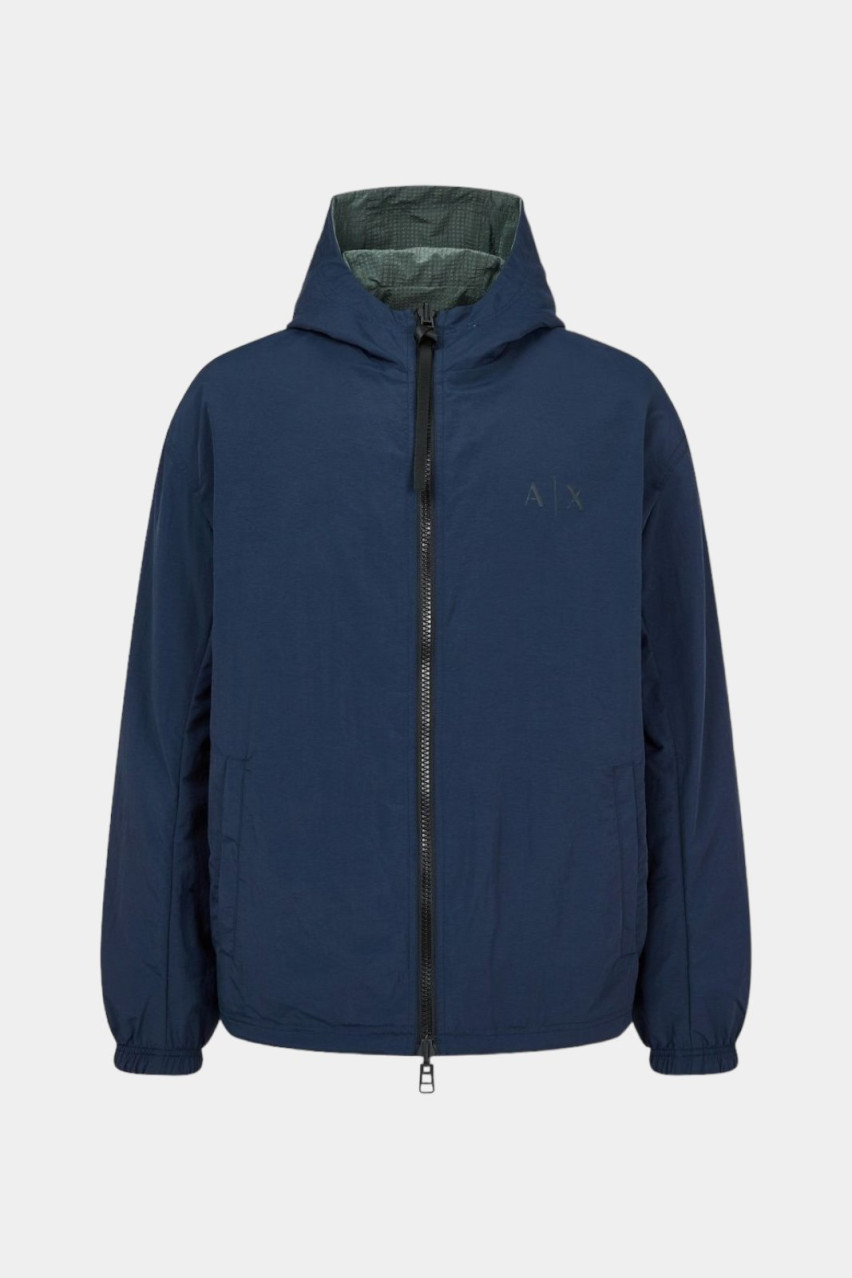 Зелено-синя вітрівка 3DZB23 ZN4FZ 6832 Armani Exchange