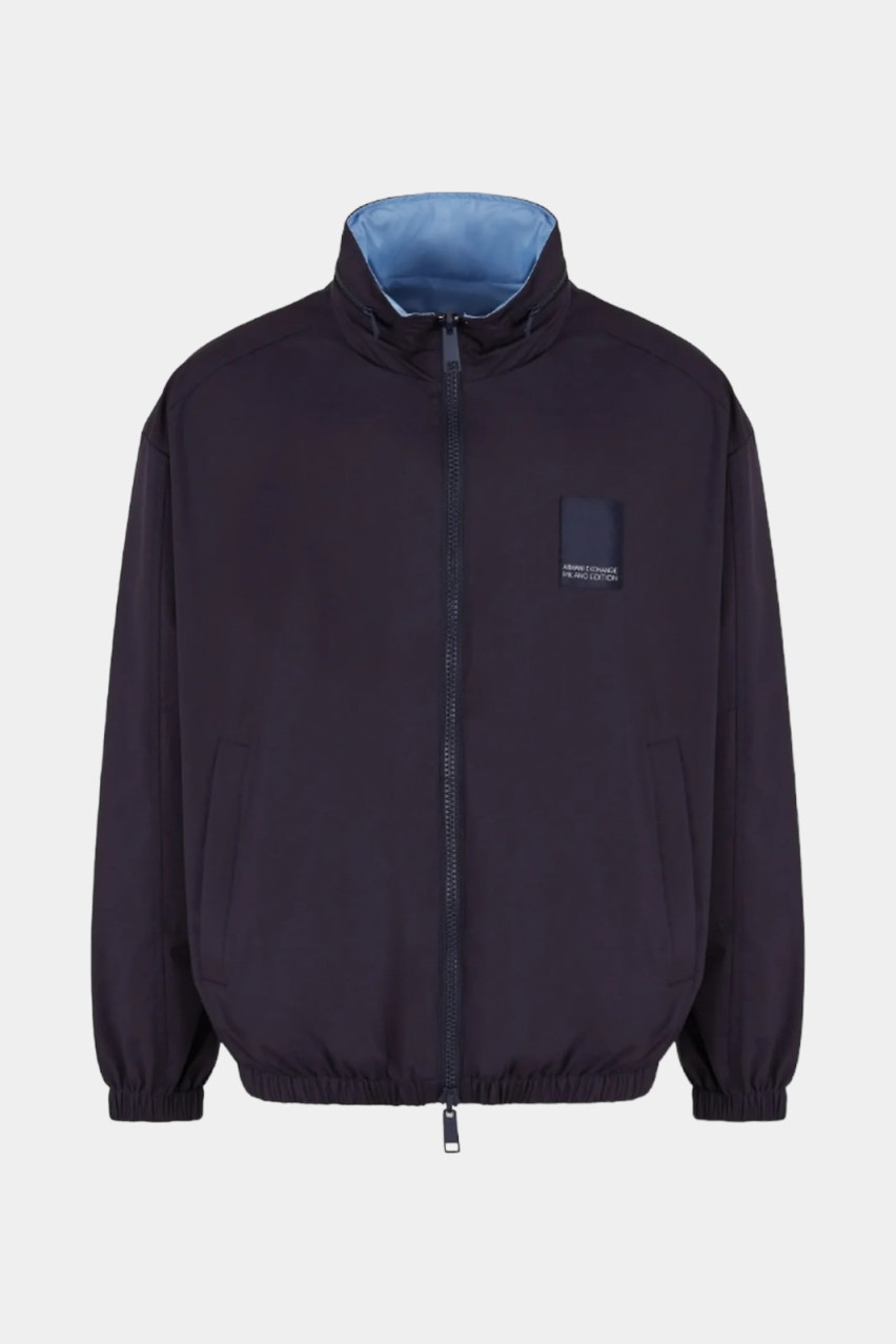 Блакитно-синя вітровка 3DZB06 ZNB7Z 65BN Armani Exchange