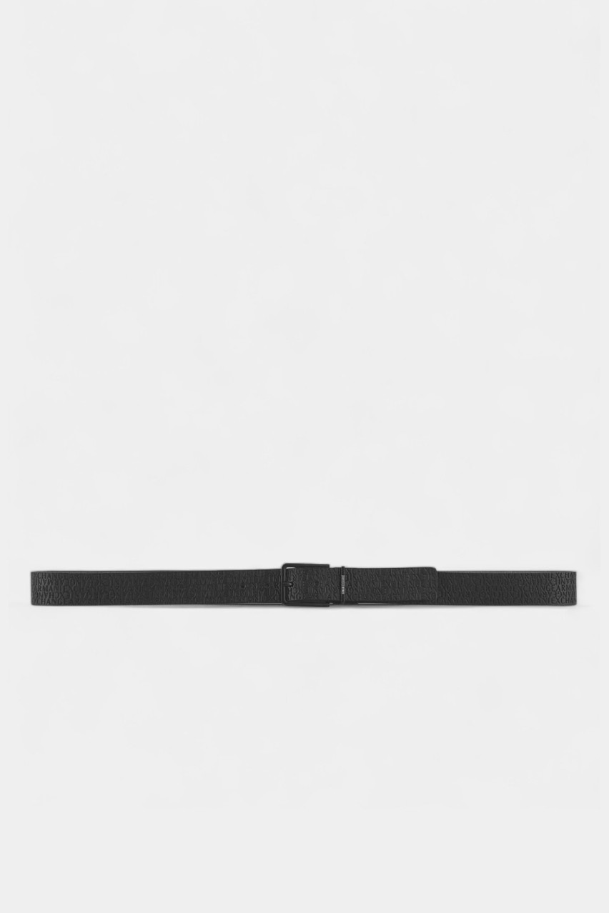 Чорно-сірий ремінь 951325 2F800 05021 Armani Exchange