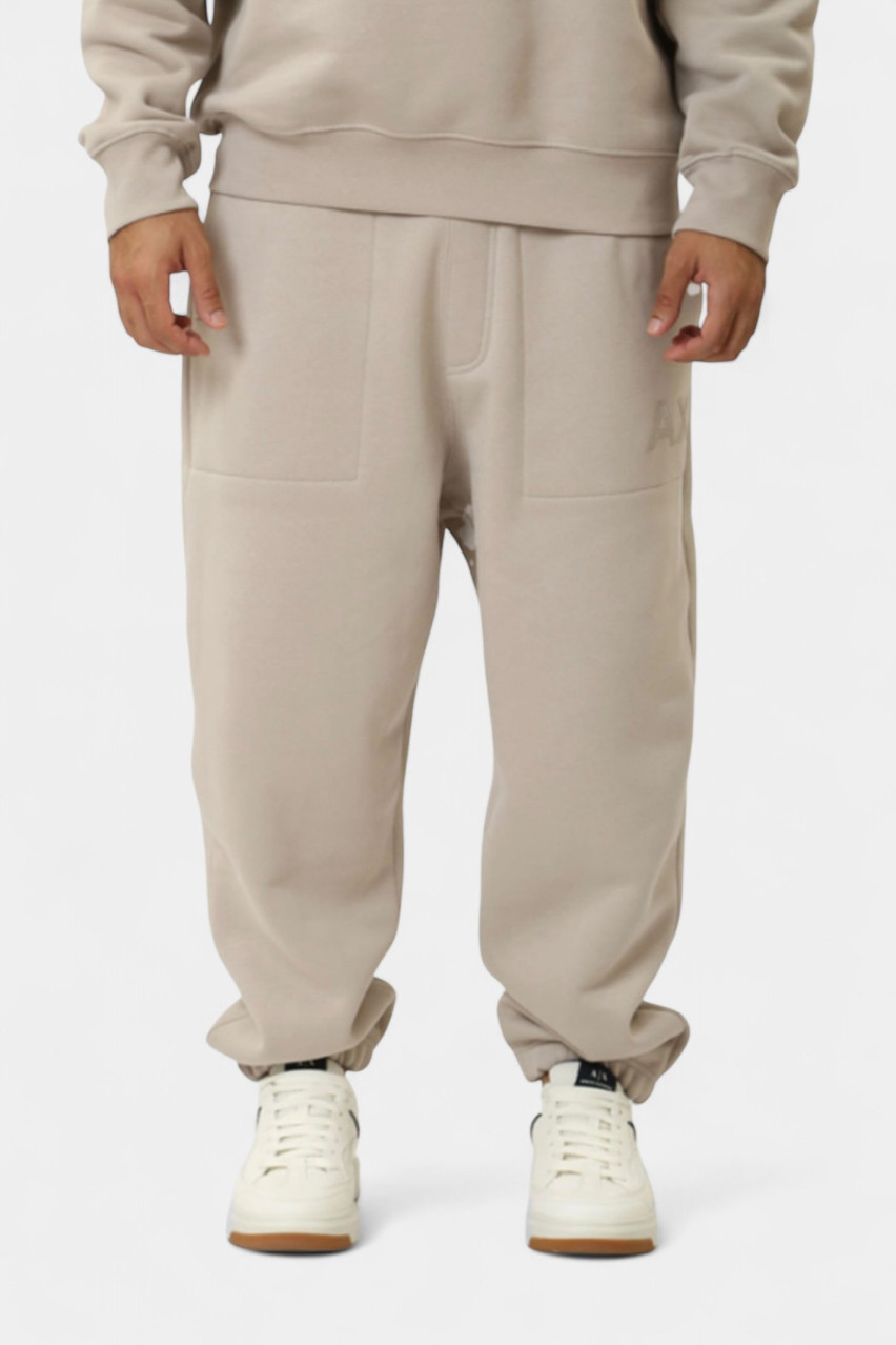 Бежевые спортивные штаны свободного кроя 6DZPAA ZJKAZ 17AB Armani Exchange