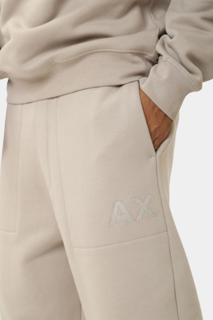 Бежевые спортивные штаны свободного кроя 6DZPAA ZJKAZ 17AB Armani Exchange