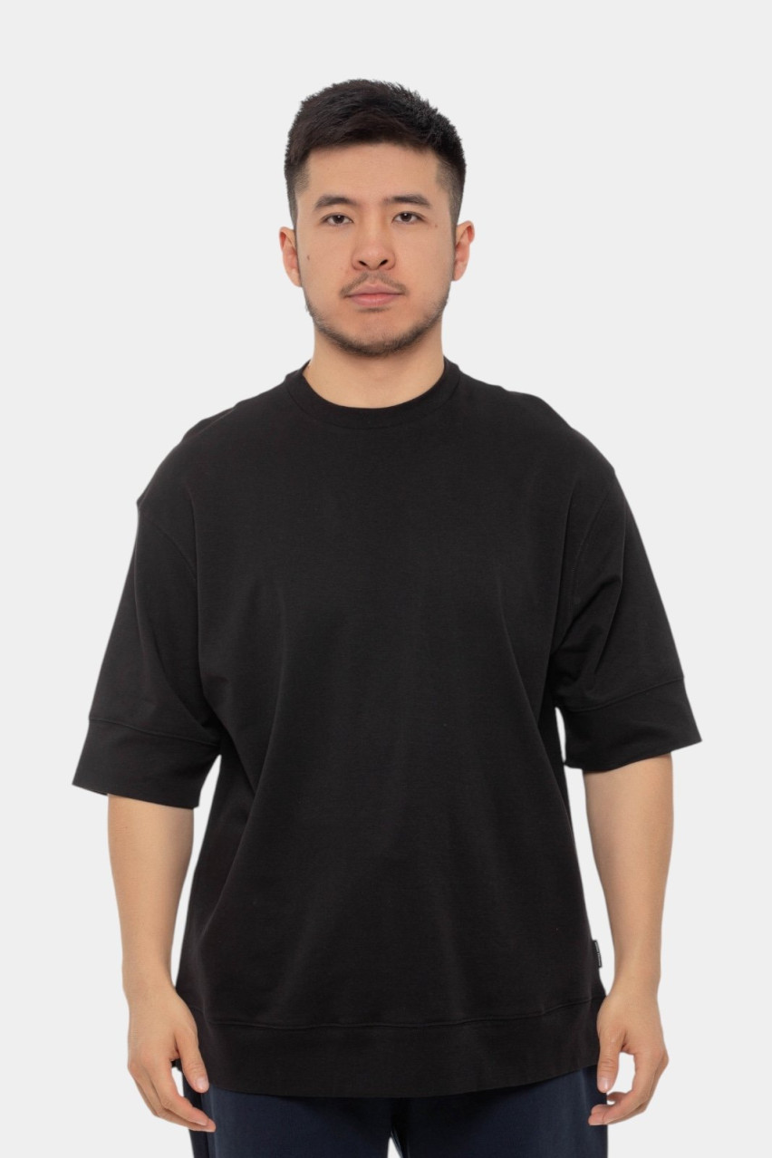 Чорна базова футболка 6DZMJS ZJNLZ 1200 Armani Exchange