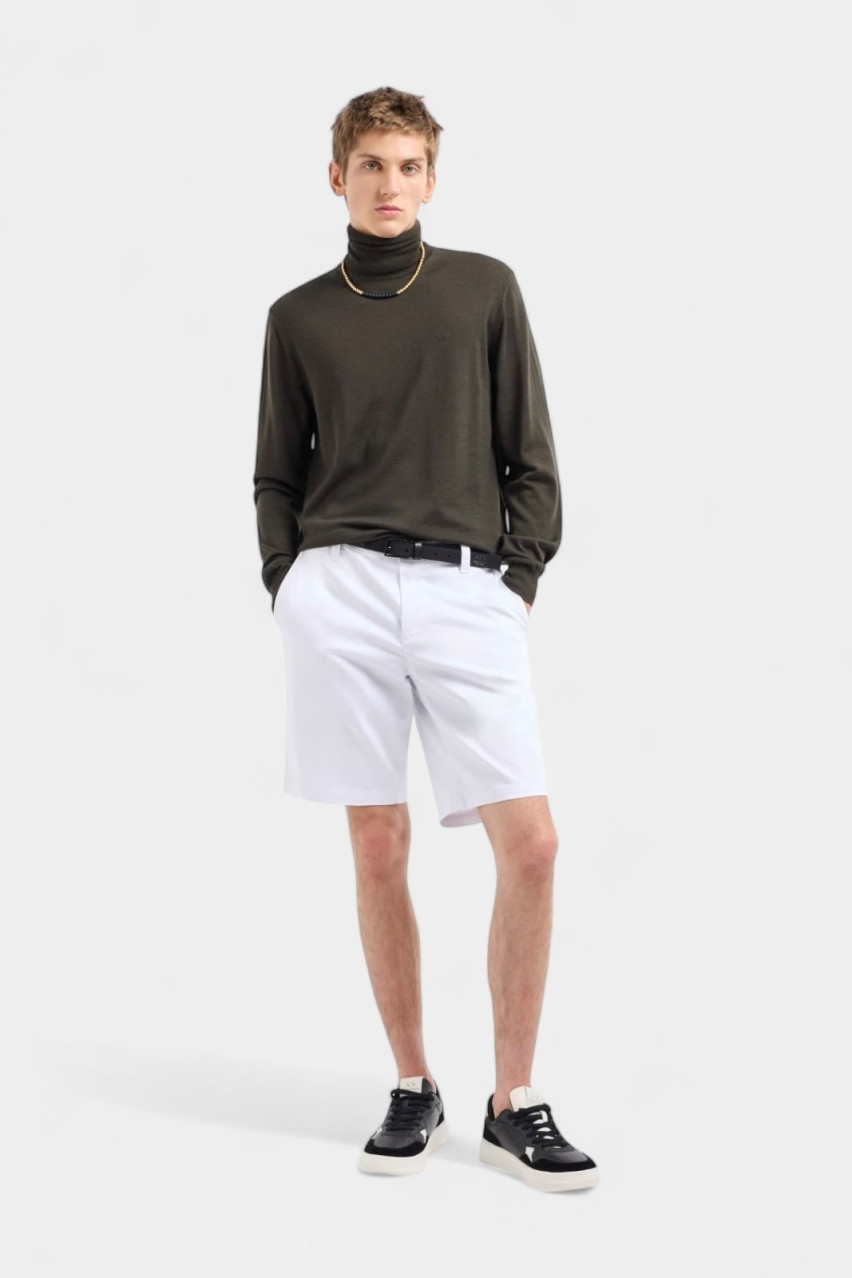 Хакі вовняний гольф 8NZM3C ZM8AZ 1897 Armani Exchange