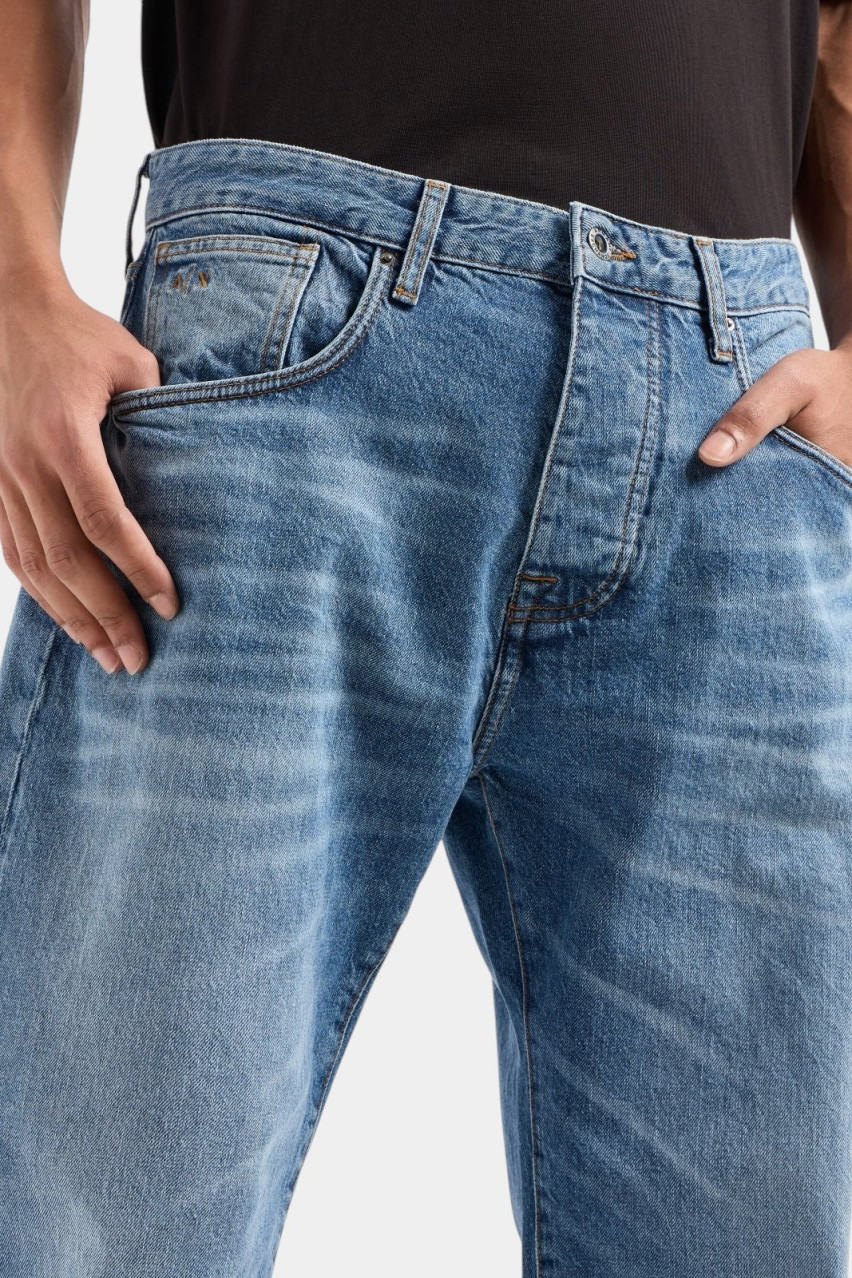 Блакитні джинси J82 вільного крою 6DZJ82 Z1TSZ 1500 Armani Exchange