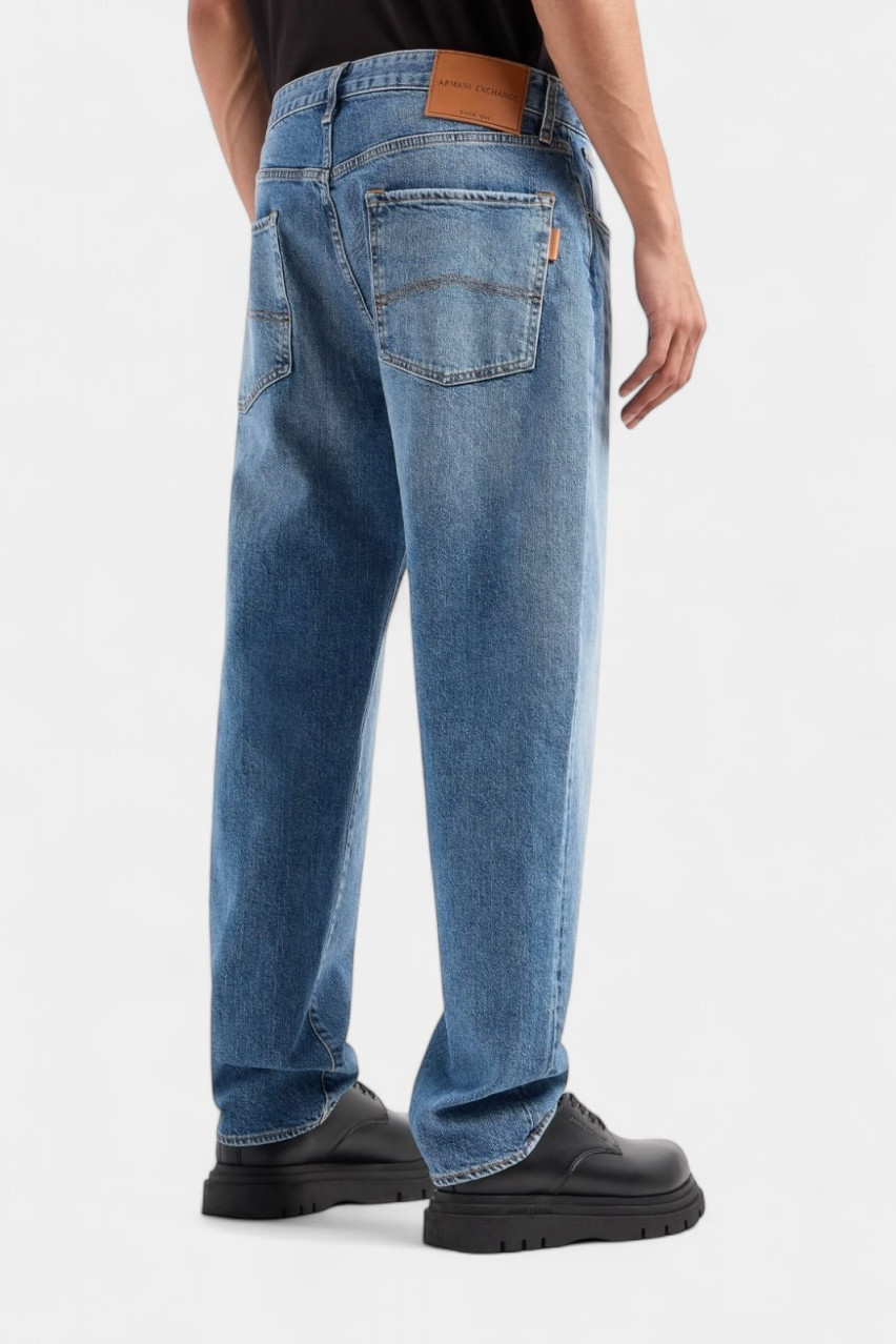 Блакитні джинси J82 вільного крою 6DZJ82 Z1TSZ 1500 Armani Exchange