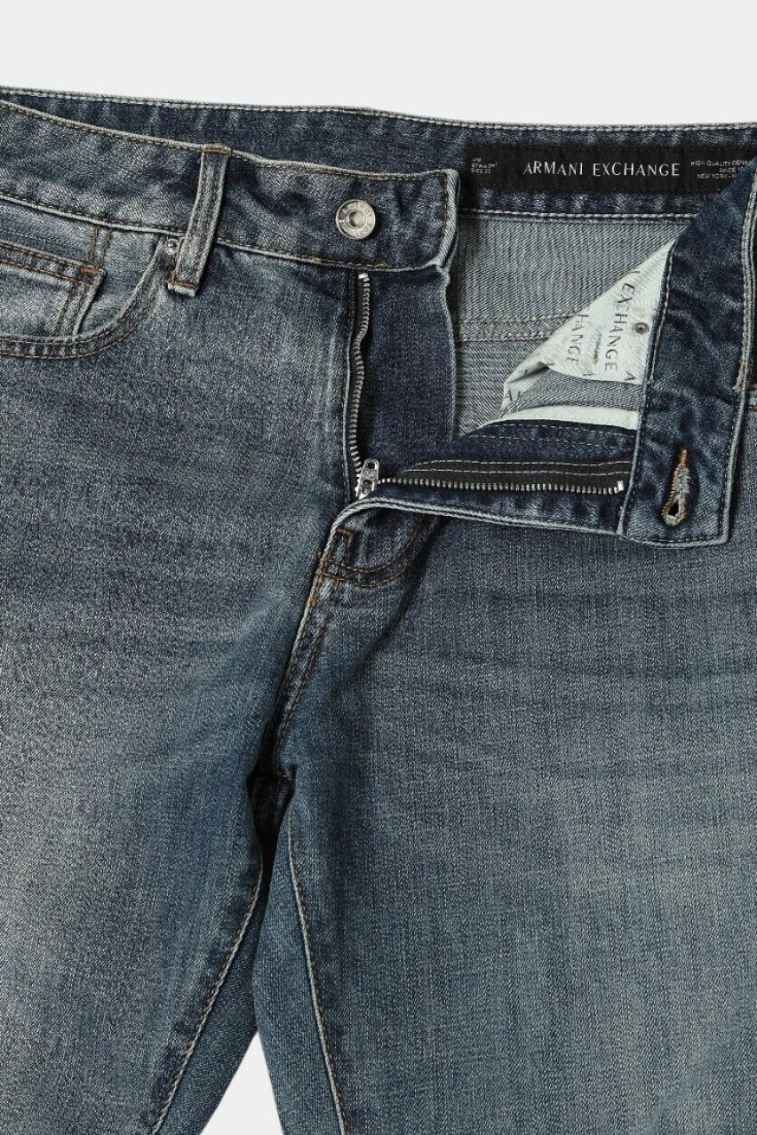 Сині джинси J16 прямого крою 6DZJ16 Z1ZPZ 1500 Armani Exchange