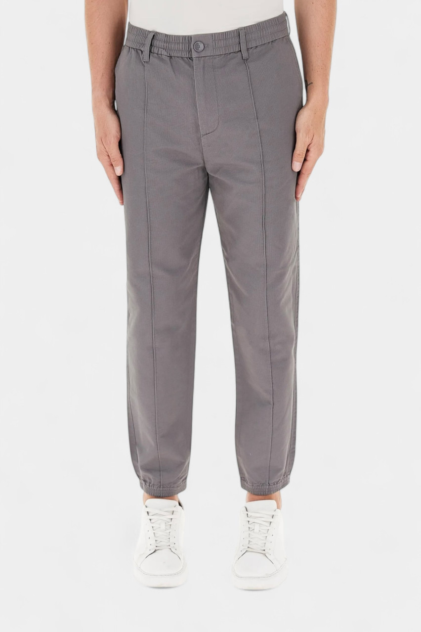 Серые брюки с эластичным поясом 6DZPL4 ZN5WZ 19AA Armani Exchange