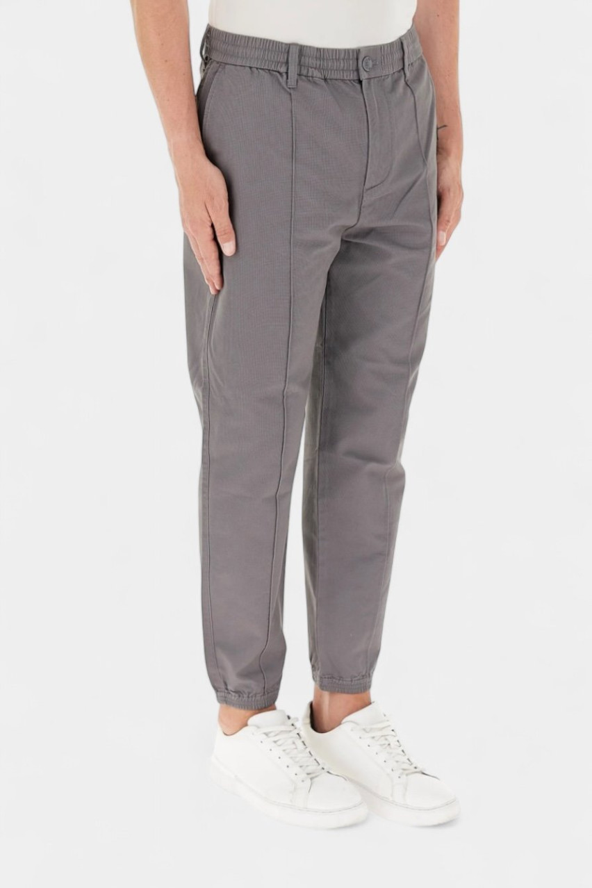 Серые брюки с эластичным поясом 6DZPL4 ZN5WZ 19AA Armani Exchange