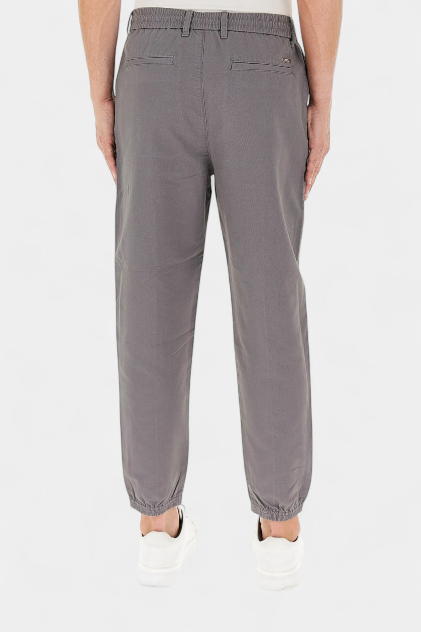 Серые брюки с эластичным поясом 6DZPL4 ZN5WZ 19AA Armani Exchange