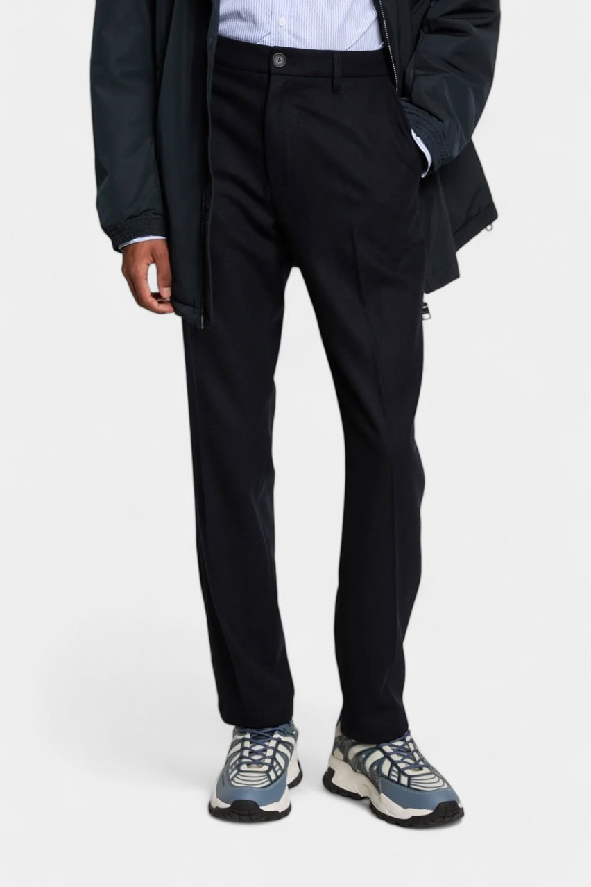 Темно-синие брюки из шерстяной смеси 6DZP31 ZN5QZ 1510 Armani Exchange