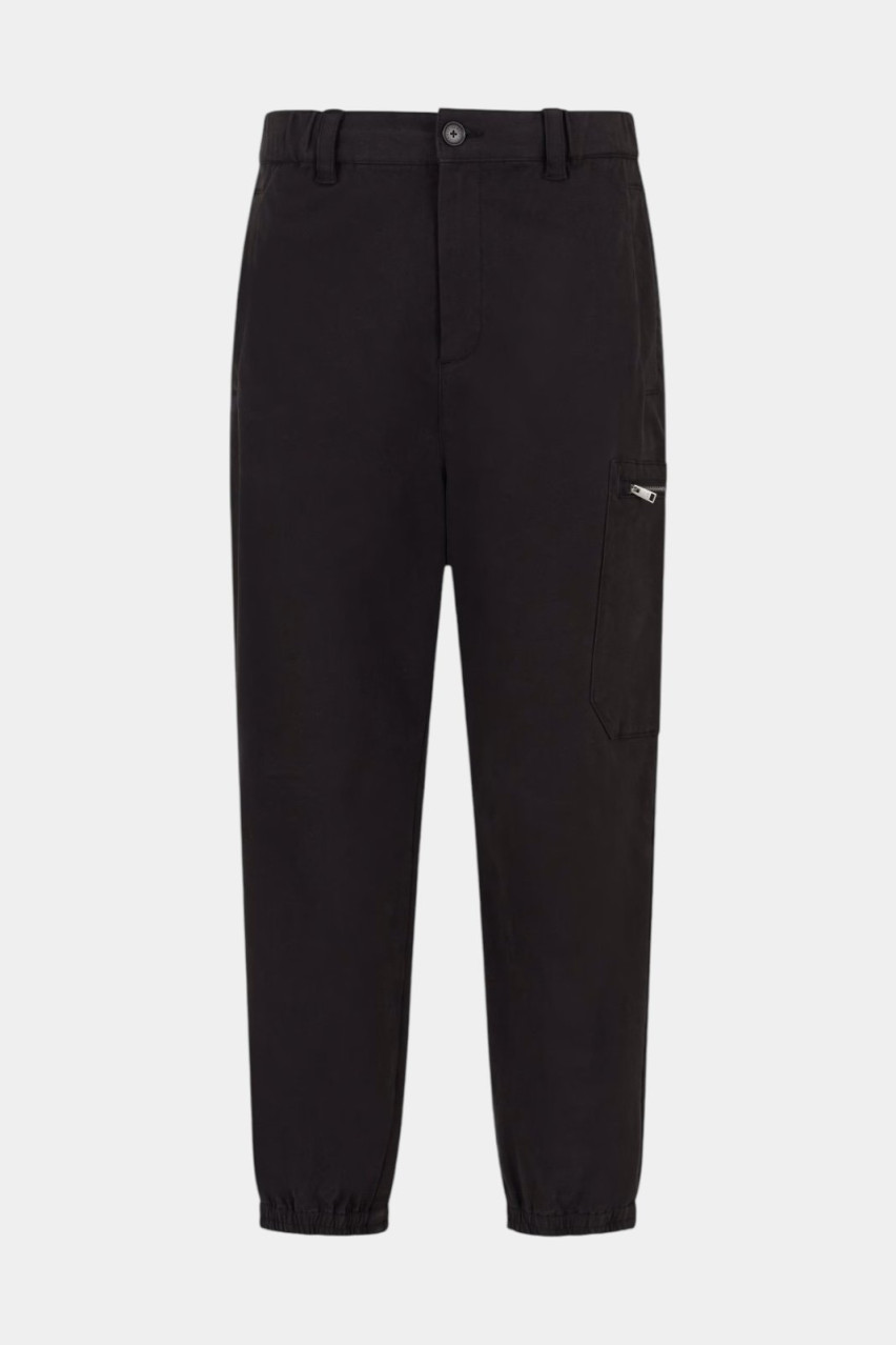 Чорні стрейчеві чіноси-карго 6DZP21 ZN5AZ 1200 Armani Exchange