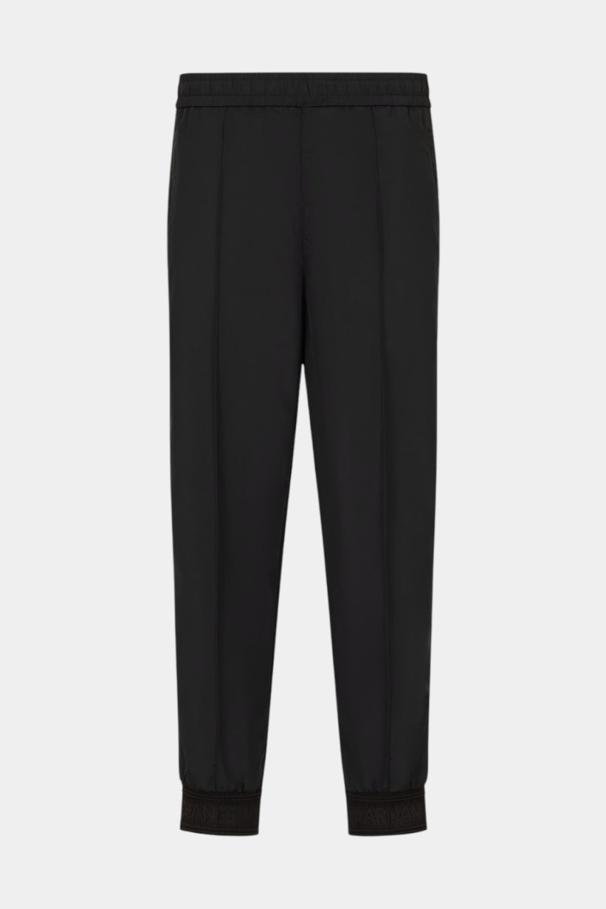 Чорні брюки зі складками та кишенями позаду 6DZPL8 ZN5KZ 1200 Armani Exchange