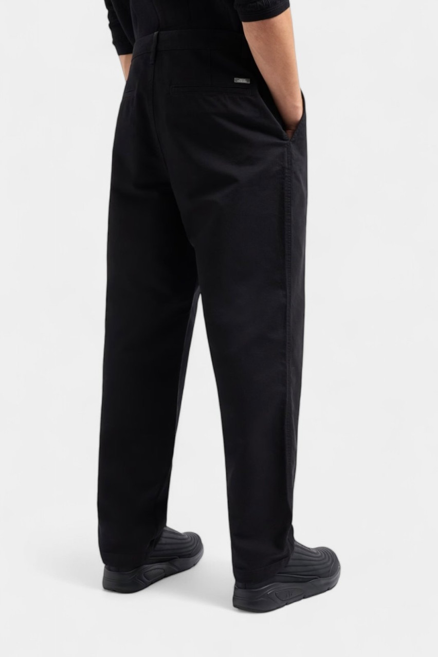 Черные брюки-чиносы из хлопкового поплина 6DZPL6 ZN5WZ 1200 Armani Exchange