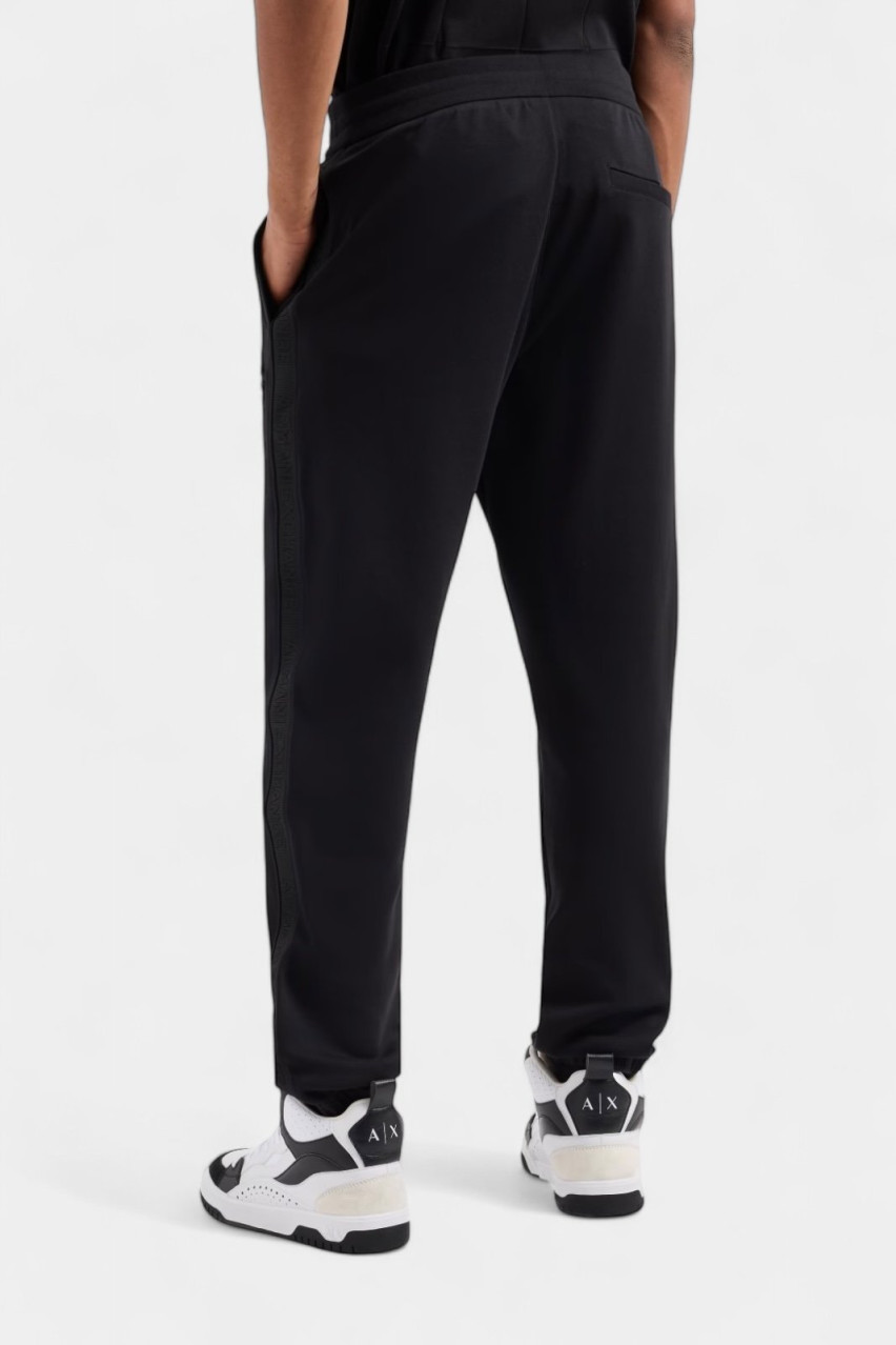 Чорні спортивні штани з бавовняного інтерлоку ASV 6DZPLC ZJNNZ 1200 Armani Exchange
