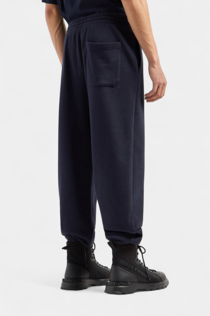 Темно-сині спортивні штани-карго з французького трикотажу 6DZPJH ZJ4XZ 1510 Armani Exchange