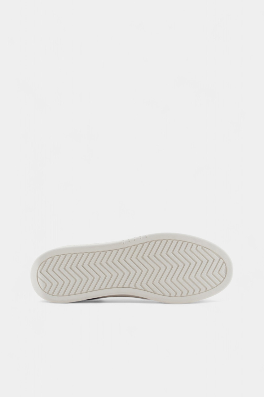 Черно-белые кеды с контрастными замшевыми вставками XUX224 XV861 U195 Armani Exchange