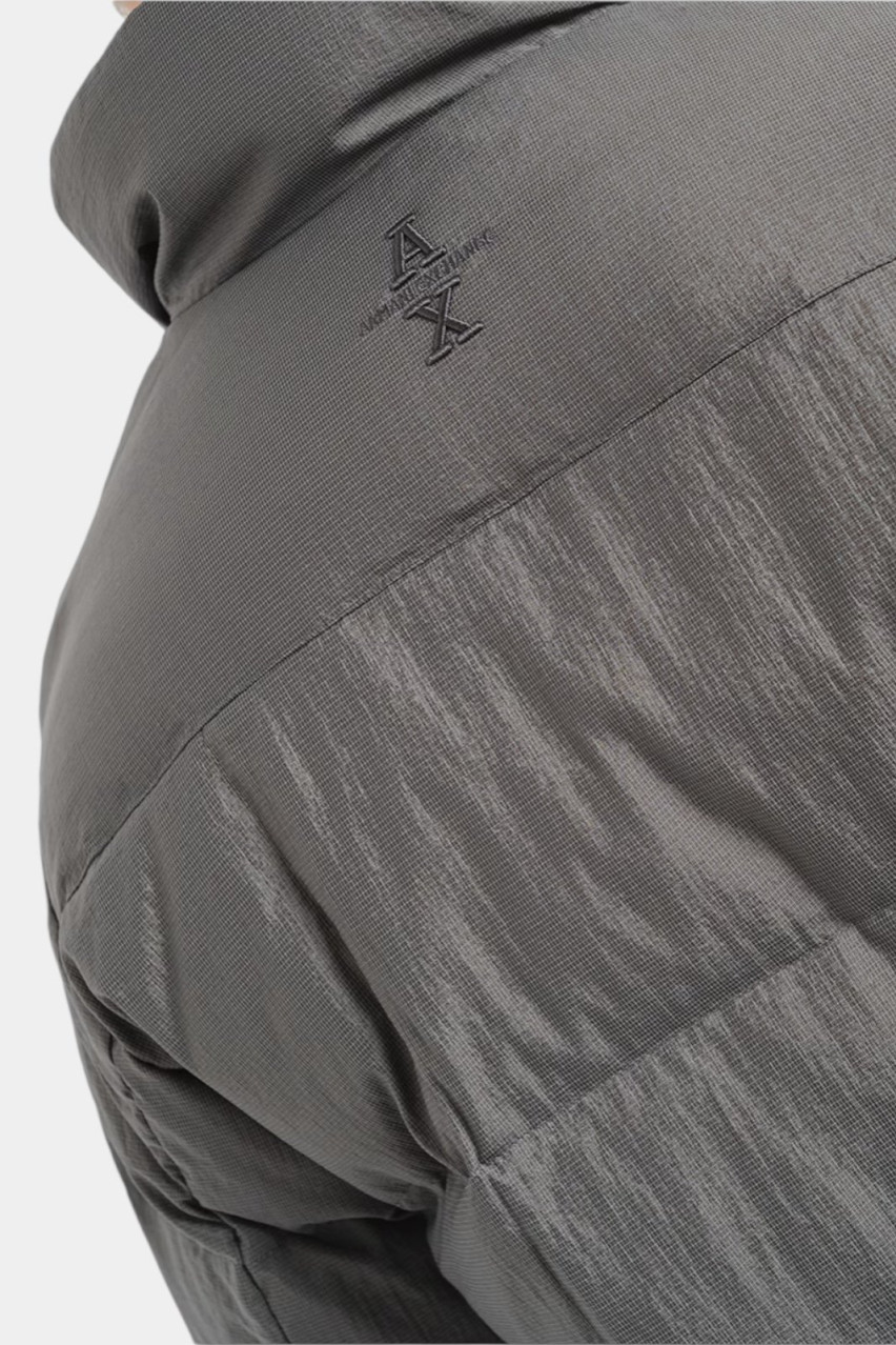 Серый пуховик 6DZBL5 ZN5JZ 19AA Armani Exchange