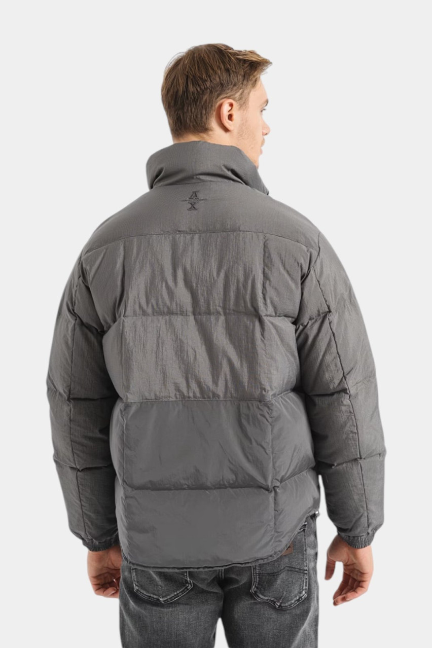 Серый пуховик 6DZBL5 ZN5JZ 19AA Armani Exchange