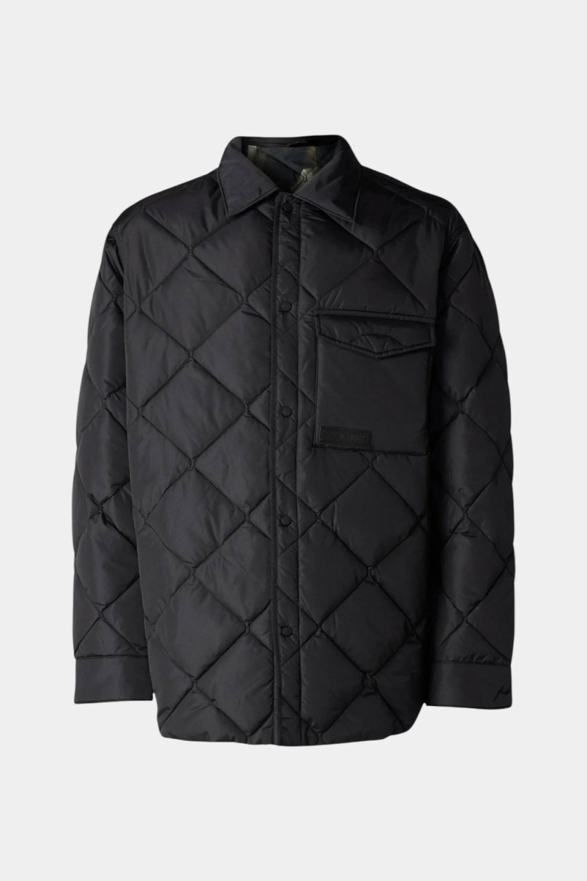 Черный стеганый пуховик на кнопках 6DZB04 ZN4XZ 1200 Armani Exchange