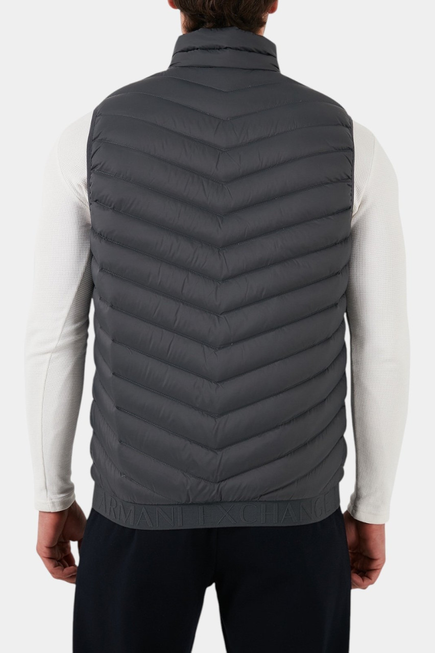 Графитовая стеганная жилетка 8NZQ52 ZNW3Z 7907 Armani Exchange