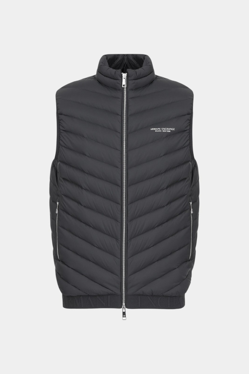Графитовая стеганная жилетка 8NZQ52 ZNW3Z 7907 Armani Exchange