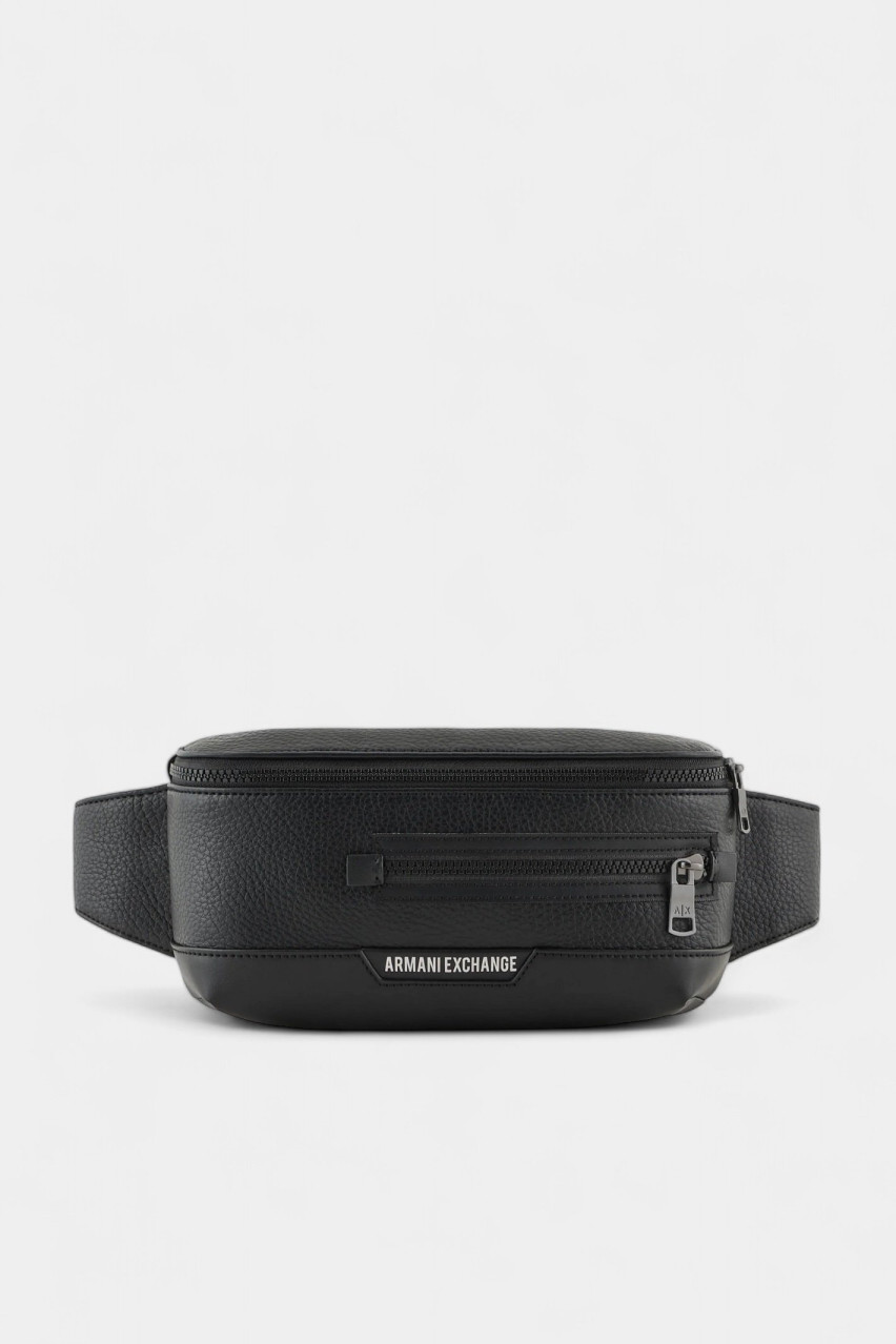 Черная поясная сумка из переработанного материала 952694 4F863 00020 Armani Exchange
