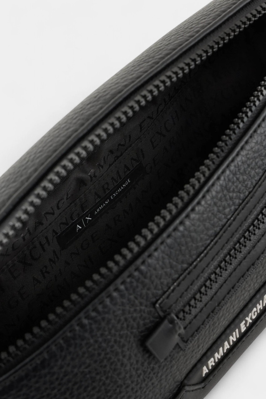 Черная поясная сумка из переработанного материала 952694 4F863 00020 Armani Exchange
