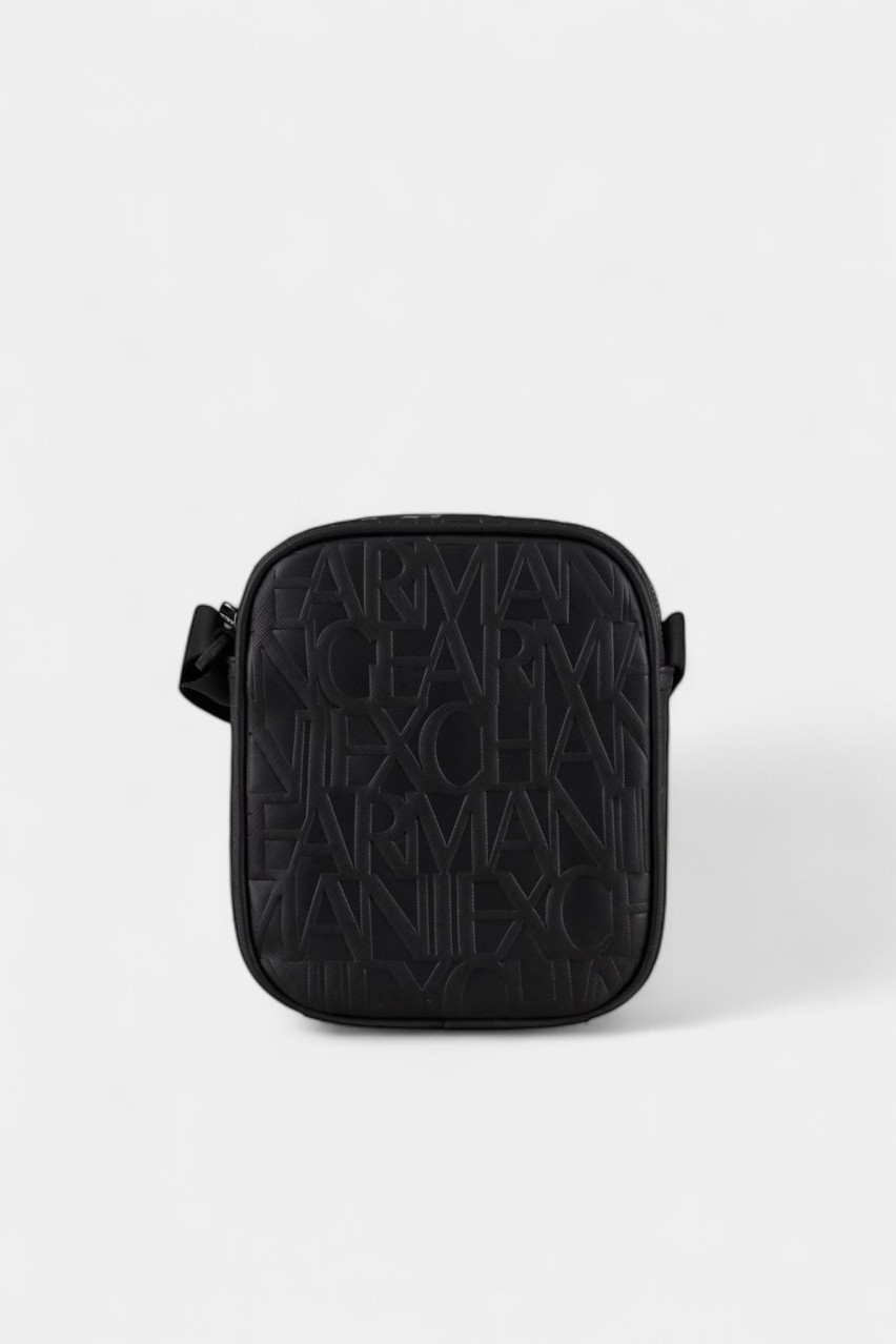 Черная сумка кросс-боди из переработанного материала и рельефным логотипом 952527 CC838 00020 Armani Exchange