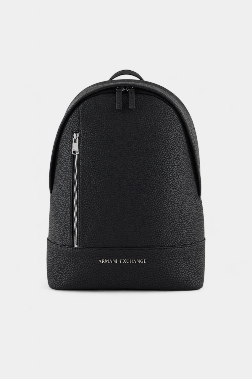 Черный рюкзак с металлическим логотипом 952631 CC828 00020 Armani Exchange