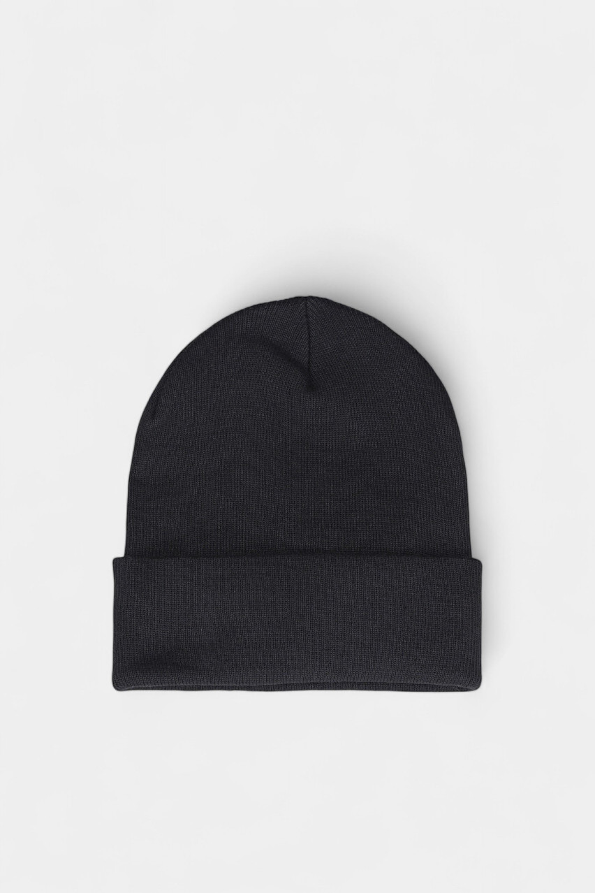 Черная вязаная шапка с вышитым логотипом 954660 4F300 00020 Armani Exchange