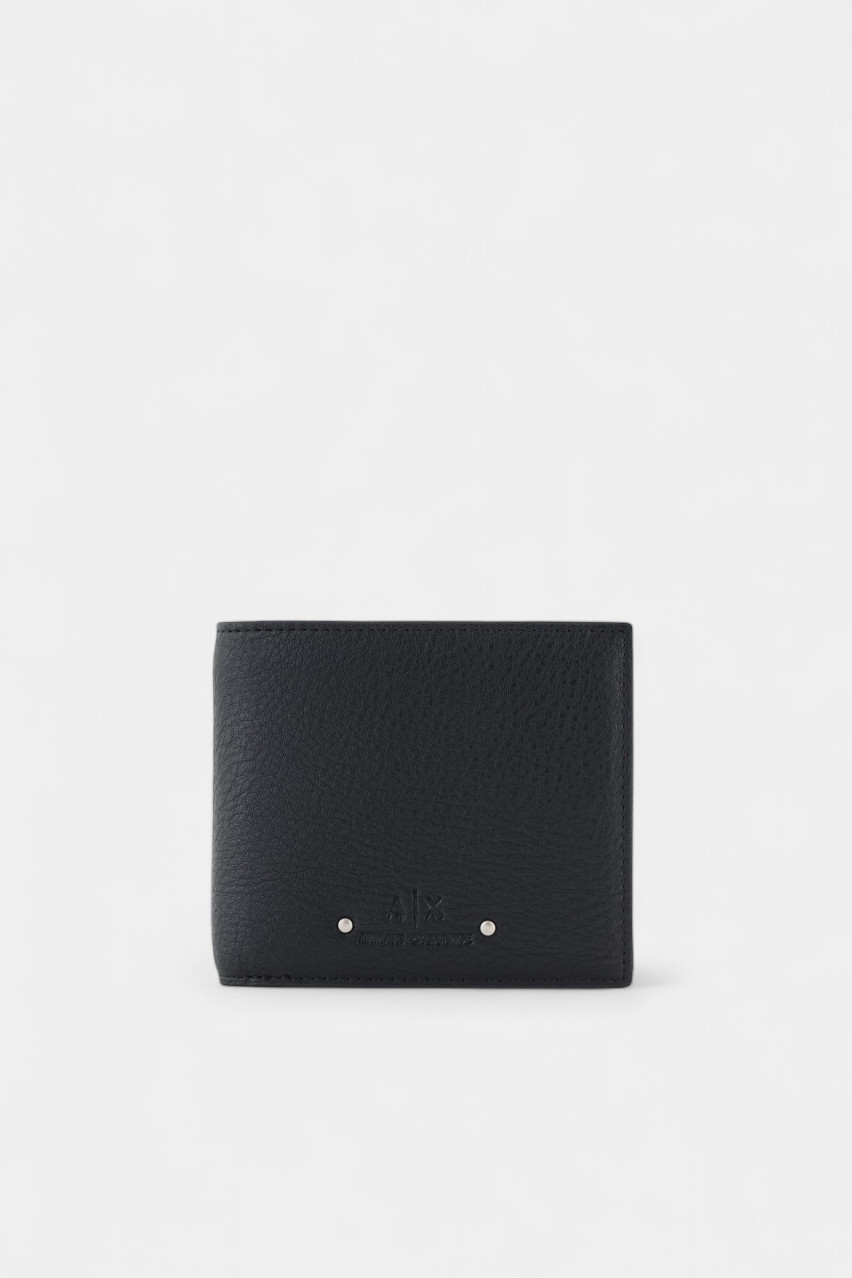 Черный кошелек с тисненым логотипом 958098 4F870 00020 Armani Exchange