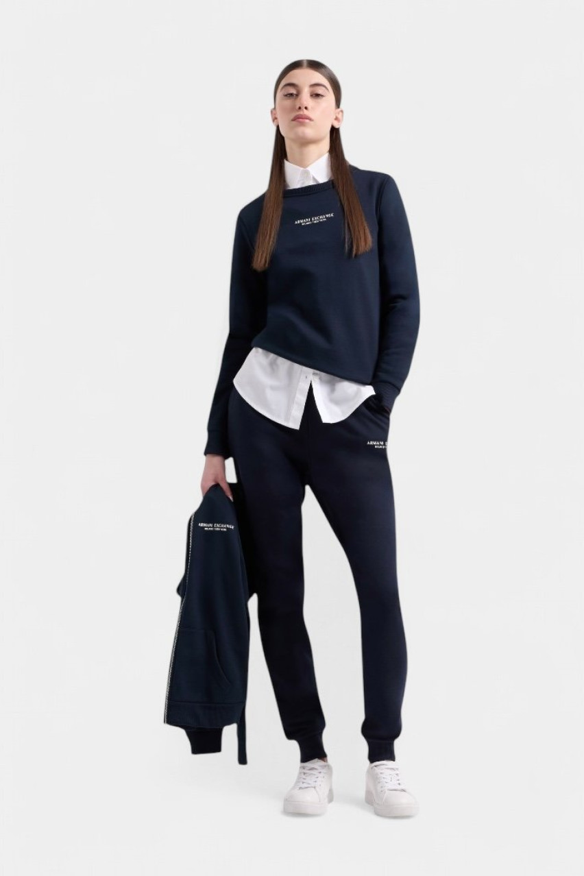 Темно-синие спортивные штаны Milano/New York 8NYPBA YJE5Z 1510 Armani Exchnage