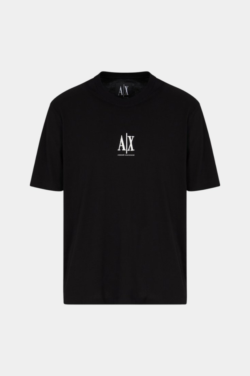 Чорна футболка стандартного крою XM000363 AF12308 UC001 Armani Exchange