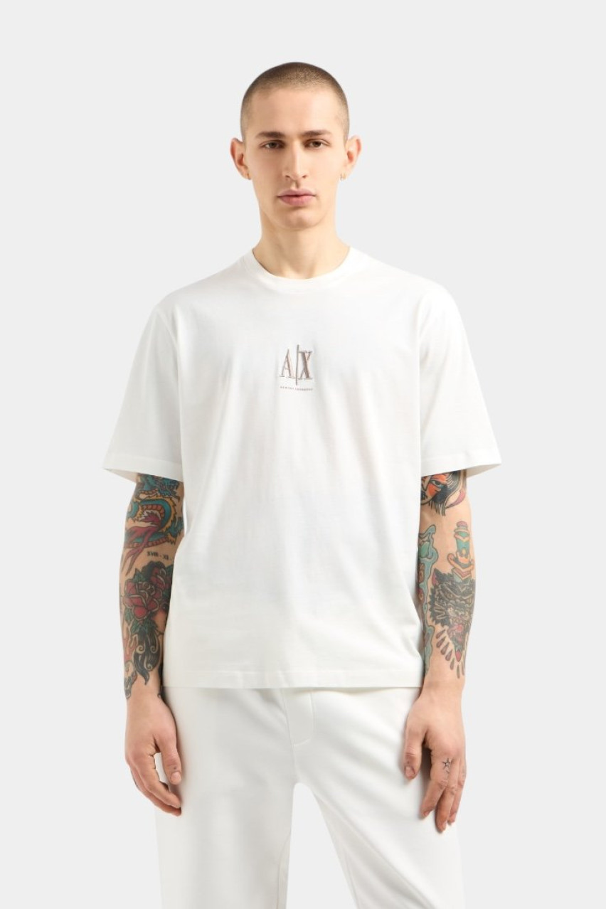 Біла футболка стандартного крою XM000363 AF12308 U0009 Armani Exchange
