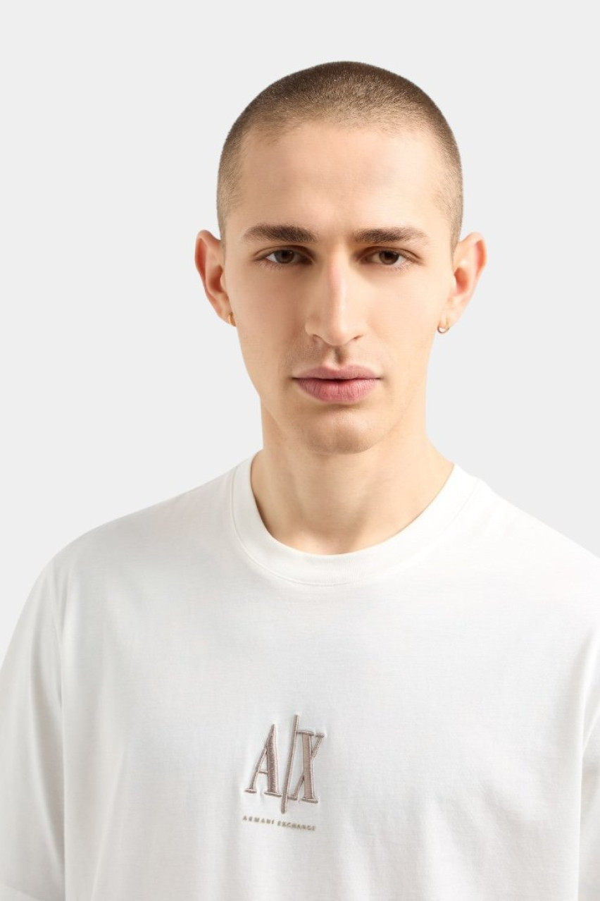 Біла футболка стандартного крою XM000363 AF12308 U0009 Armani Exchange