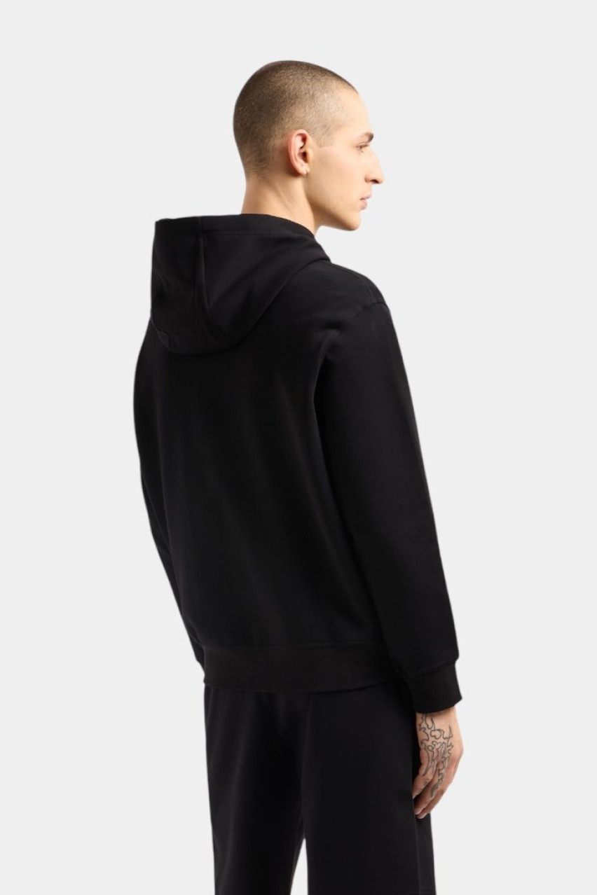 Чорне худі на блискавці XM000371 AF10818 UC001 Armani Exchange