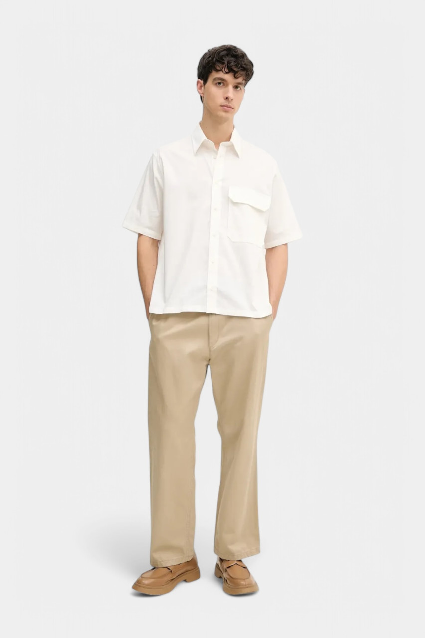 Белая рубашка с короткими рукавами XM000449 AF13167 U0009 Armani Exchange